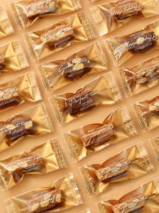 Toffee Packing Bag Sea Salt Almond Coffee Candy Packing Bag Baking Nougat Mechanical Sealing Pocket Special Candy Bag Small