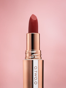 O.TWO.O NEW 3 Color Matte Lipstick Lip Tink Non-stick Cup Soft Matte Nude Shock Long lasting Waterproof Silky 24HR Highly Pigmented Lip Tint Lips Makeup Local Stock Philippines