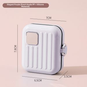 Portable Pill Box for Daily Use with 7 Day Compartments