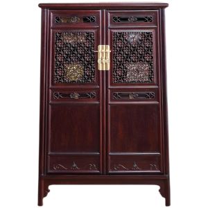 Rosewood Circular Bead Cabinet Side Cabinet Entrance Cabinet Chinese Ming Style Corner Cabinet Locker Red Sandalwood Tea Cabinet Living Room Noodle Cabinet