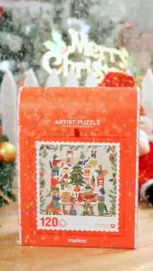 Bộ xếp hình Noel Mideer Christmas Gift box puzzle Đồ Chơi Giáng Sinh Cho Bé