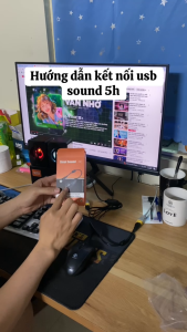 Cáp chuyển đổi Cáp Usb sound 5h. chuyển từ usb ra tai ngheloa giá tốtbảo hành 6 tháng - Home Computer