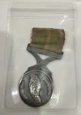 1pc Pingat Khidmat Berbakti With Ribbon Silver Medal #16