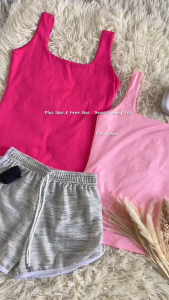 Necessary Tank Top Square Neck Full Length- Double Lined Top