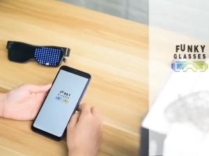 ใหม่ Party แว่นตา LED ดิสโก้บาร์ไวน์บาร์กระพริบแบบไดนามิกแว่นตา LEDraves บลูทูธ APP ปรับแต่ง Light Up USB ชาร์จ