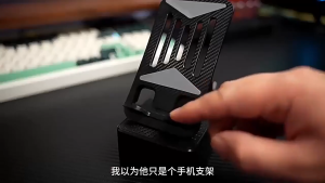 าตั้งโทรศัพท์มือถือ พร้อมลําโพงบลูทูธไร้สาย และฐานกันลื่น HD สําหรับบ้าน และกลางแจ้ง Bluetooth phone stand ออดิโอ ลําโพงบลูทูธ หมุนได้ 360 องศา