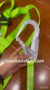 Dây an toàn bán thân 1 móc sắt dây bẹ (có kiểm định)