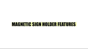 SG Stock A4 Magnetic Sign Holder Photo Award Frame Poster Display for Document Certificate Paper Picture Art Display