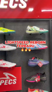 Sepatu Bola SPECS Lightspeed Reborn FG Dri-Fit Cahaya Hitam/Layu Hitam - Size 34-43