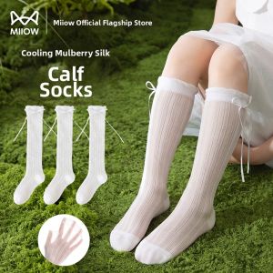MiiOW | Summer Thin Mulberry Silk Girls Socks