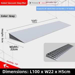 ZHANGRONGTU | Robot Vacuum Threshold Ramp Pad