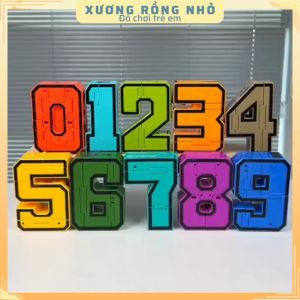 Đồ Chơi Lắp Ráp Robot Biến Hình Từ Các Con Số 0 - 9 Cho Bé Phát Triển Tư Duy  Đồ Chơi Sáng Tạo Xương Rồng Nhỏ
