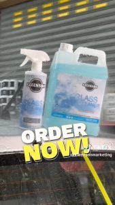 【Kleenson】Glass And Mirror Cleaner (500ml & 4L) | Glass Cleaner | Window Cleaner | Clean and Shine | Remove Dirts