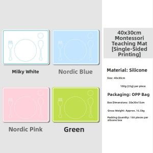 JUNHUIDA | Eating Practice Training Silicone Heat Resistant Place Mat