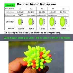 DIAOHAINI | Bộ Phao Câu Cá Chất Lượng Cao Mới