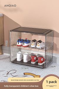 WEIAI | Childrens Shoe Rack Wall-mounted Multi-tier Shoe Organizer Space-saving