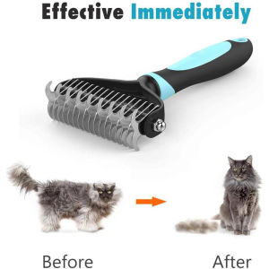 Professional Pet Deshedding Brush Dog Hair Remover Pet Fur Knot Cutter Puppy Cat Comb Brushes Dogs Grooming Shedding Supplies