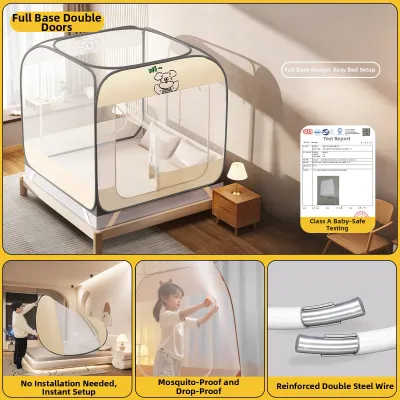 YANYANGTIAN | No-Install Dustproof Full Coverage Baby Bed Mosquito Net