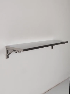 OKK 304 ชั้นสแตนเลสติดผนังพับเก็บได้ ชั้นวางขวดเครื่องเทศ ชั้นวางของในห้องน้ำ ป้องกันสนิมและทนทาน พับได้ ประหยัดพื้นที่