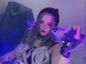 [Hàng Cao Cấp] Tóc Giả Mái Layer Ombre Nâu Khói Bạch Kim Tặng Lưới