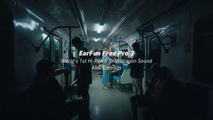 EarFun Free Pro 3 Noise Canceling Wireless Earbuds Snapdragon Sound Qualcomm aptX™ Adaptive 6 Mics ENC Bluetooth 5.3 Earbuds Multipoint Connection Customizable EQ App Cozy Fit