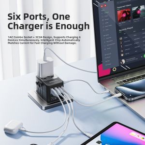 Philips | Multi-country Travel Adapter 70W