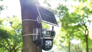 Solar CCTV กล้องวงจรปิด V380 Pro 4G SIM Card/WIFI 16MP กันน้ํา เสียงสองทาง Infrared night vision การตรวจจับการเคลื่อนไหว กล้องวงจรปิดระยะไกล 360°PTZ Control CCTV Camera with Alarm กล้องวงจรปิดโซล่าเซลล์