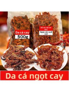 Bánh Giòn Da Cá Tuyết Cay