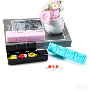 New Hot Premium Portable Travel Small 4 Grids Pill Box Cases Container Organizer Storage Tablets for Vitamin Medicine Fish Oils