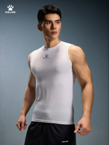 Kelme | Tight Breathing Elastic Mens Sleeveless Fitness T-shirt