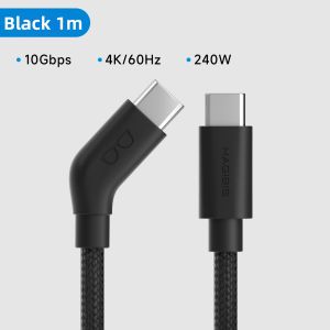 Hagibis | 4K Video Transmission Cable Wedge Soft Elbow Connector