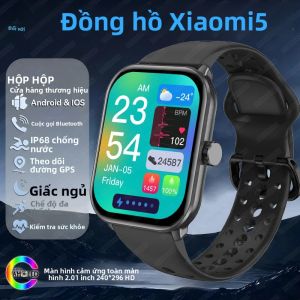 Đồng Hồ Thông Minh Xiaomi Watch 5 Phiên Bản Toàn Cầu Màn Hình AMOLED HD Dành Cho Nam Giới Đồng Hồ Thông Minh Theo Dõi Nhịp Tim Cuộc Gọi Bluetooth Theo Dõi GPS Theo Dõi Thể Thao Chống Nước