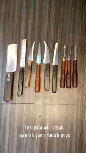 Pisau Garnish Isi 7: Alat Ukir Buah & Sayur Berkualitas Tinggi