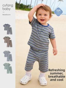 CAIYINGFANG | 2026 New Summer Baby Clothes Set Modal Fabric Separates