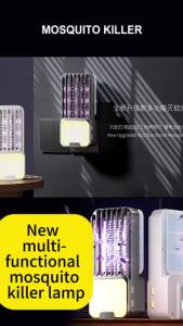 mosquitto killer lamp Portable Electric Mosquito Lamp Fly Trap Mosquito Repeller with Nightlight USB Electric Shock Mosquito Lamp Mosquito Insect Killler Quiet Non-toxic Pest light Silent Safe for baby indoor outdoor