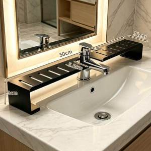 WAMUJIER | Bathroom Shelf Organizer No Drilling