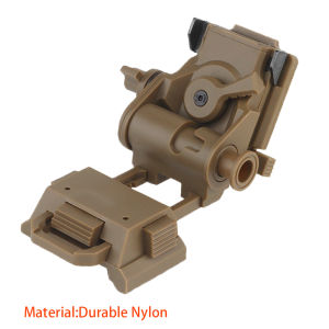BOOIU L4G24 NVG Tactical Fast Helmet Mount Metal/Nylon Holder Bracket For PVS15/18 Goggles Night Vision Stent Helmet Accessories