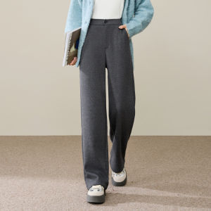 ESE·Y | Flannel Straight Leg Trousers