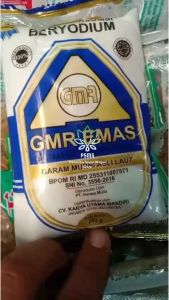 Garam Konsumsi Beryodium GMR Emas 500 Gram Salt