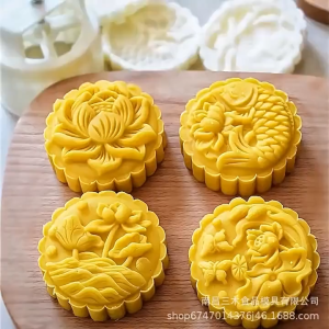Khuôn trung thu 150g - 190g khuôn nhấn lò xo khuôn làm xôi bánh in mẫu mới nhất 2025