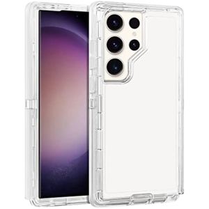 Luxury Armor Clear Ott Case Box for Samsung Galaxy S24 S23 S22 S21 S20 Note 20 10 Ultra Plus Shockproof Protective Hard Cover