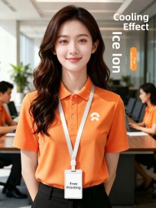 Customized Business Polo Shirt with Cool Sense for Summer Work Wear