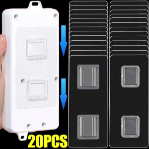 Double-Sided Self Adhesive Wall Hooks Transparent Traceless Wall Hook for Kitchen Bathroom Storage Hooks Plug Sucker Holders