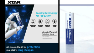 XTAR Battery 18650 4000mAh 3.6V 10A Rechargeable