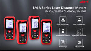 UNI-T LM50A LCD Laser Distance Measure 50 Meter [ 50m 100m ] LM100A High Precision Digital Display Electronic Ruler [ M | Inch | FT | Inch + FT ]