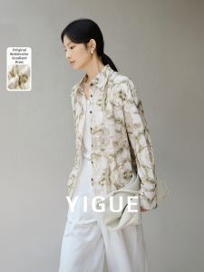 Yigue | Sun Protection Leisure Print Cotton Shirt