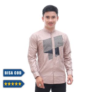 BAJU KOKO PRIA DEWASA LENGAN PANJANG SLIMFIT KOMBINASI BATIK TERBARU MODEL ELEGAN Bahan Katun Spun Premium Model Elegan Untuk Acara Resmi - Lazada