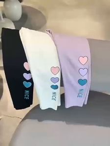 Kids Girl Legging Pants Kids Girls Sport yoga Long Pants Seluar Panjang Budak Perempuan 2-10years