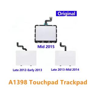 Bàn Di Chuột Nguyên Bản Cho MacBook Pro Retina 15" A1398 Với Cáp Mềm Tương Thích Với Các Mẫu Máy MacBook Pro 14 Inch 16 Inch A2442 A2779 A2485 A2780 Từ Năm 2012-2015