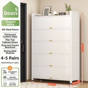 DIBIOU | Steel Dustproof Large Capacity Multi-Layer Shoe Cabinet